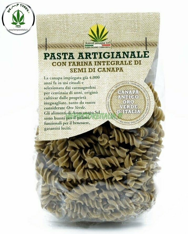 FUSILLI ALLA FARINA DI SEMI DI CANAPA