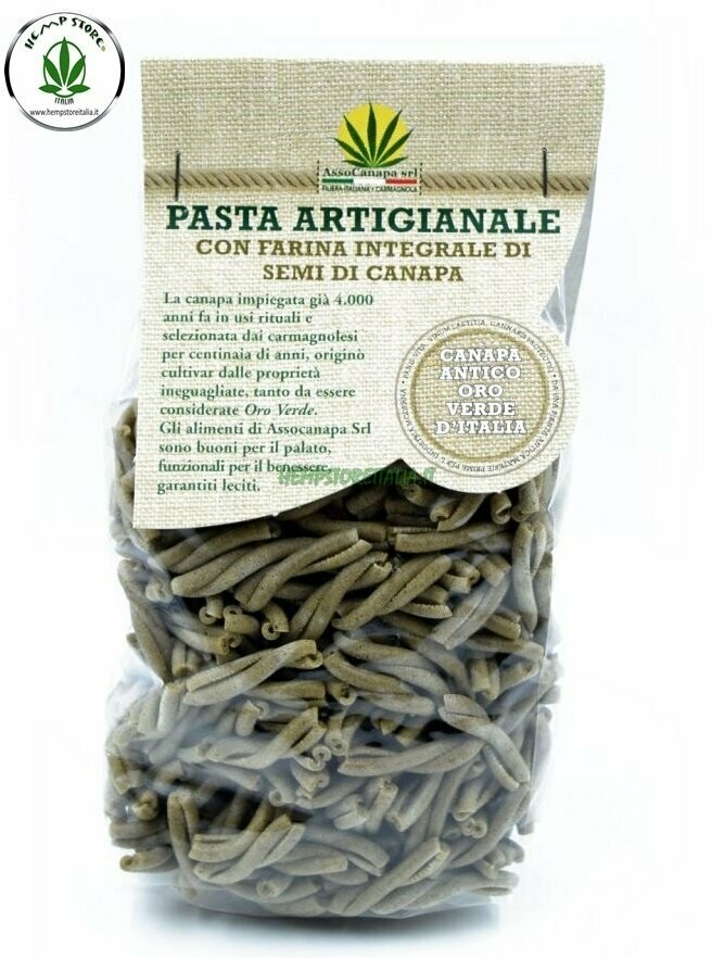 STROZZAPRETI ALLA FARINA DI SEMI DI CANAPA