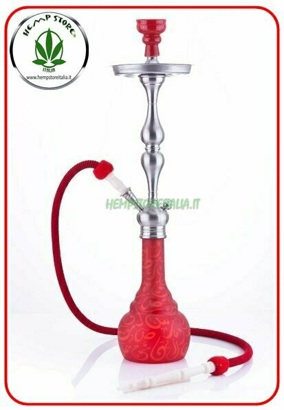 ALADIN SHISHA -ISTANBUL- RED-ORANGE 78 CM