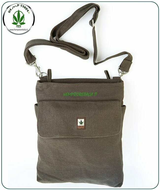 HV003 BORSA A TRACOLLA CON ZIP E TASCA KAKY PURE ®