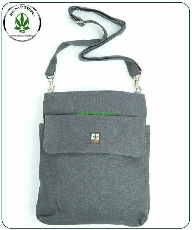 HV003 BORSA A TRACOLLA CON ZIP E TASCA GREEN PURE ®