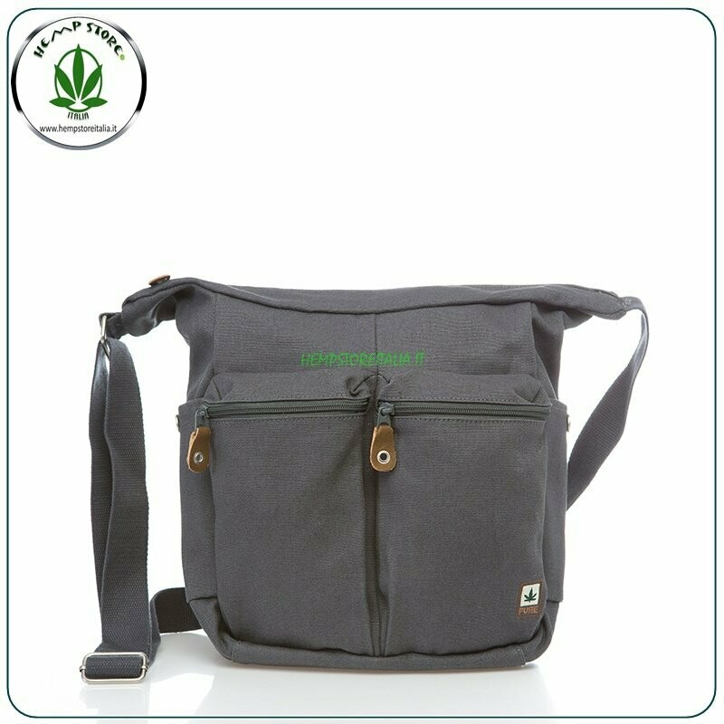 HF826 BORSA A TRACOLLA 2 TASCHE GREY PURE ®