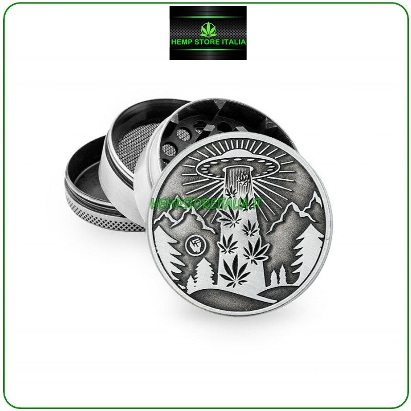 GRINDER DI METALLO 420 ALIENS UFO 50mm.
