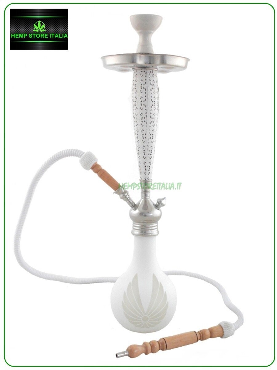 ALADIN SHISHA -BANGKOK-  WHITE 69 CM