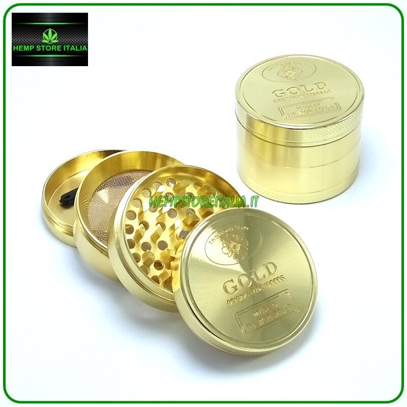 GRINDER ORO 24K 4 Parti 50mm