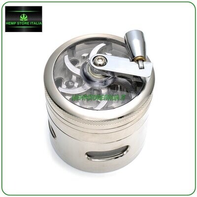 GRINDER CON MANICO MULINO 4 Parti 55mm GRINDER CON MANICO MULINO 4 Parti 55mm