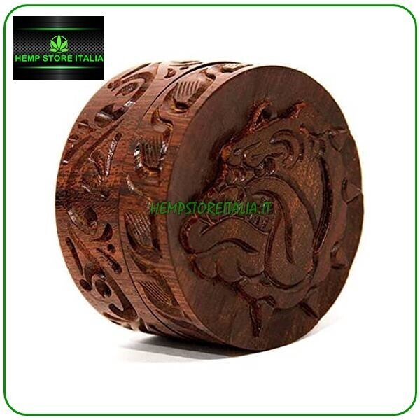 GRINDER THE BULLDOG LEGNO 2 Parti 55mm