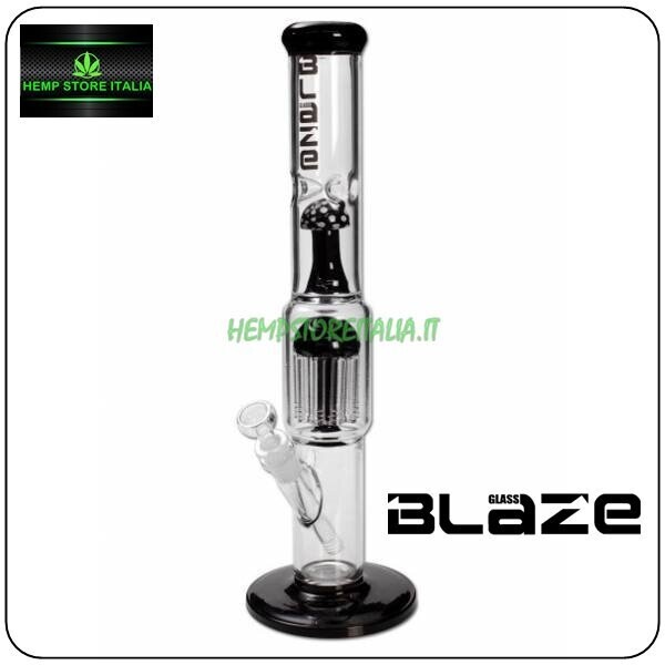 BONG ICE IN VETRO "MUSHROOM" BLAZE 42CM.