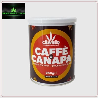 CAFFÈ ALLA CANAPA - MACINATO PER MOKA - CBWEED 250GR