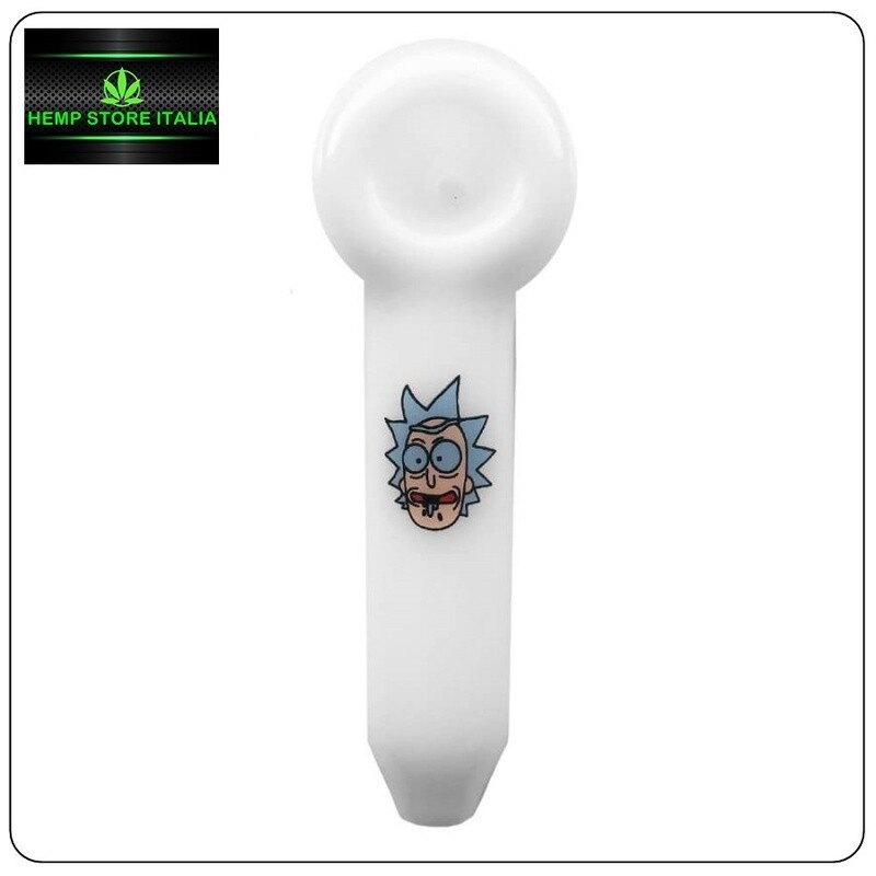 PIPA BIANCA IN VETRO 12CM - RICK 'N MORTY 6