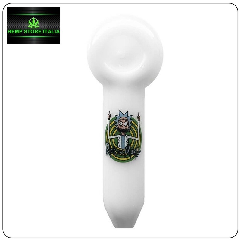PIPA BIANCA IN VETRO 12CM - RICK 'N MORTY 5