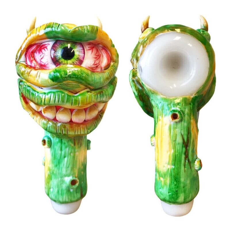 PIPA IN VETRO 15CM MONSTER EDITION STONED THING