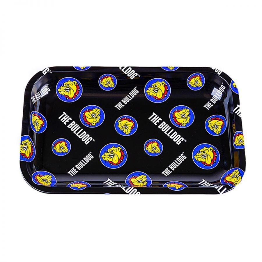 THE BULLDOG ORIGINAL VASSOIO PER ROLLARE IN METALLO PATTERN MEDIO