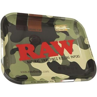 RAW CAMOUFLAGE METAL ROLLING TRAY GRANDE 36X28