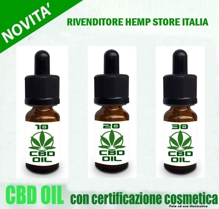 CBD OIL 10-20-30 CERTIFICAZIONE COSMETICA