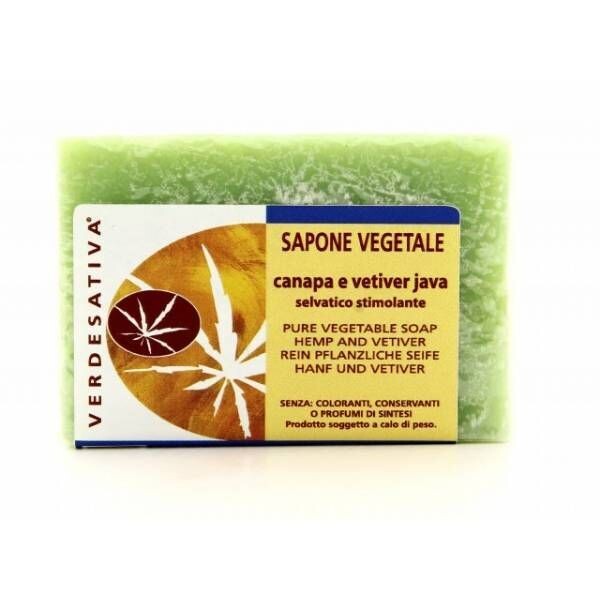 SAPONE VEGETALE ALLA CANAPA E VETIVER JAVA