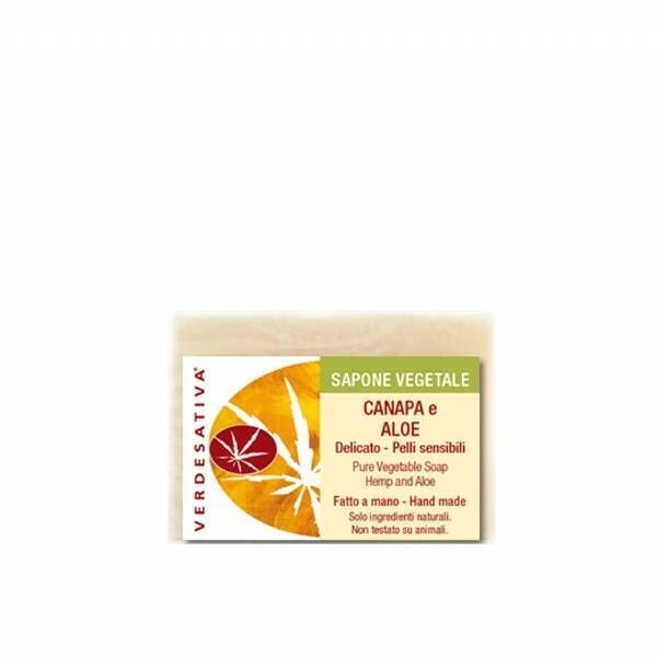 SAPONE VEGETALE ALLA CANAPA E ALOE