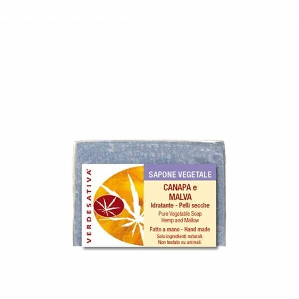 SAPONE VEGETALE ALLA CANAPA E MALVA