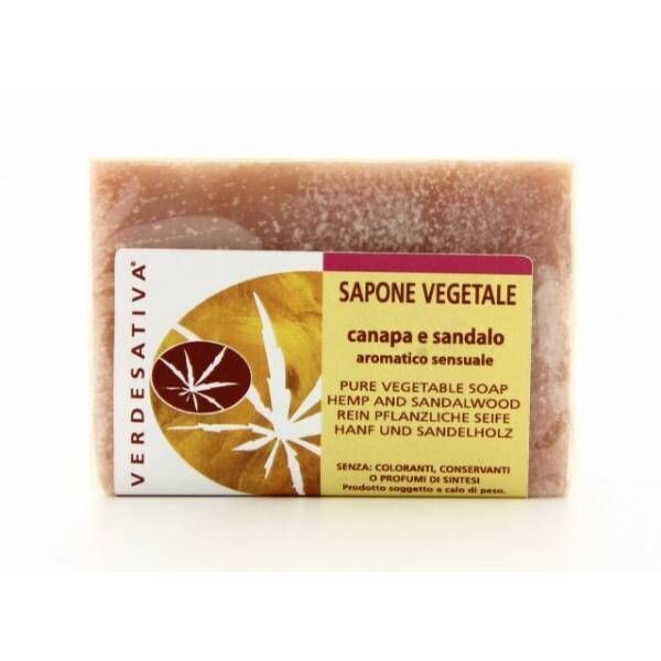 SAPONE VEGETALE ALLA CANAPA E SANDALO