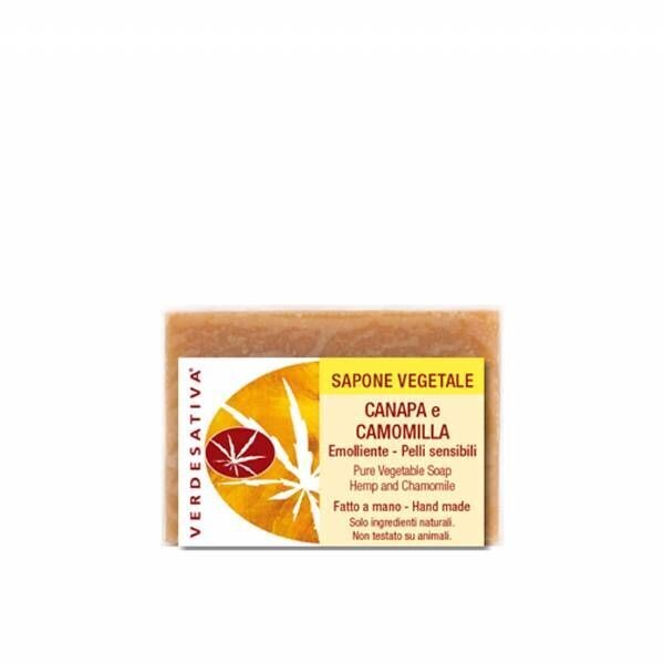 SAPONE VEGETALE ALLA CANAPA E CAMOMILLA