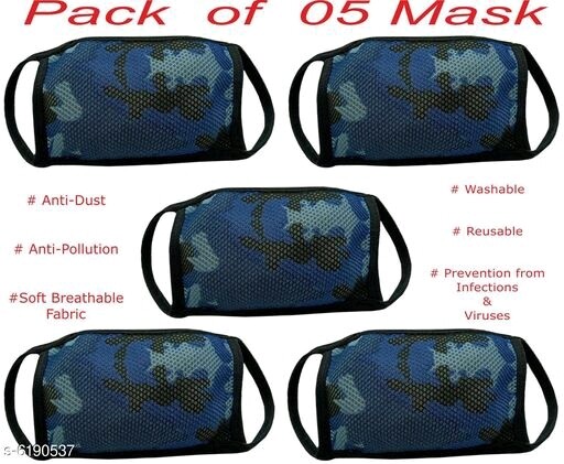 Pack of 5 face mask