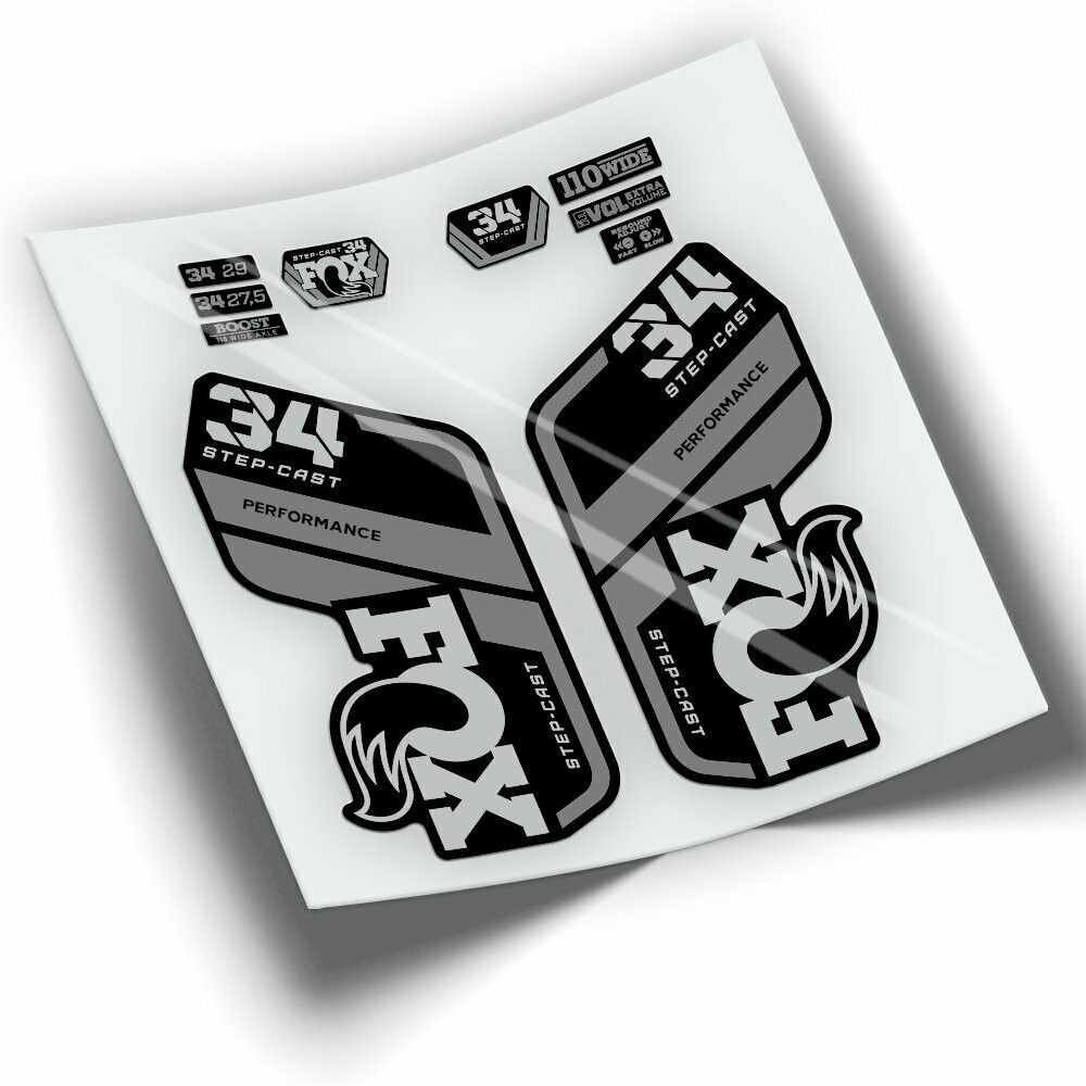 PEGATINAS HORQUILLA FOX 34 PERFORMANCE STEP CAST 2021-2023 WP325