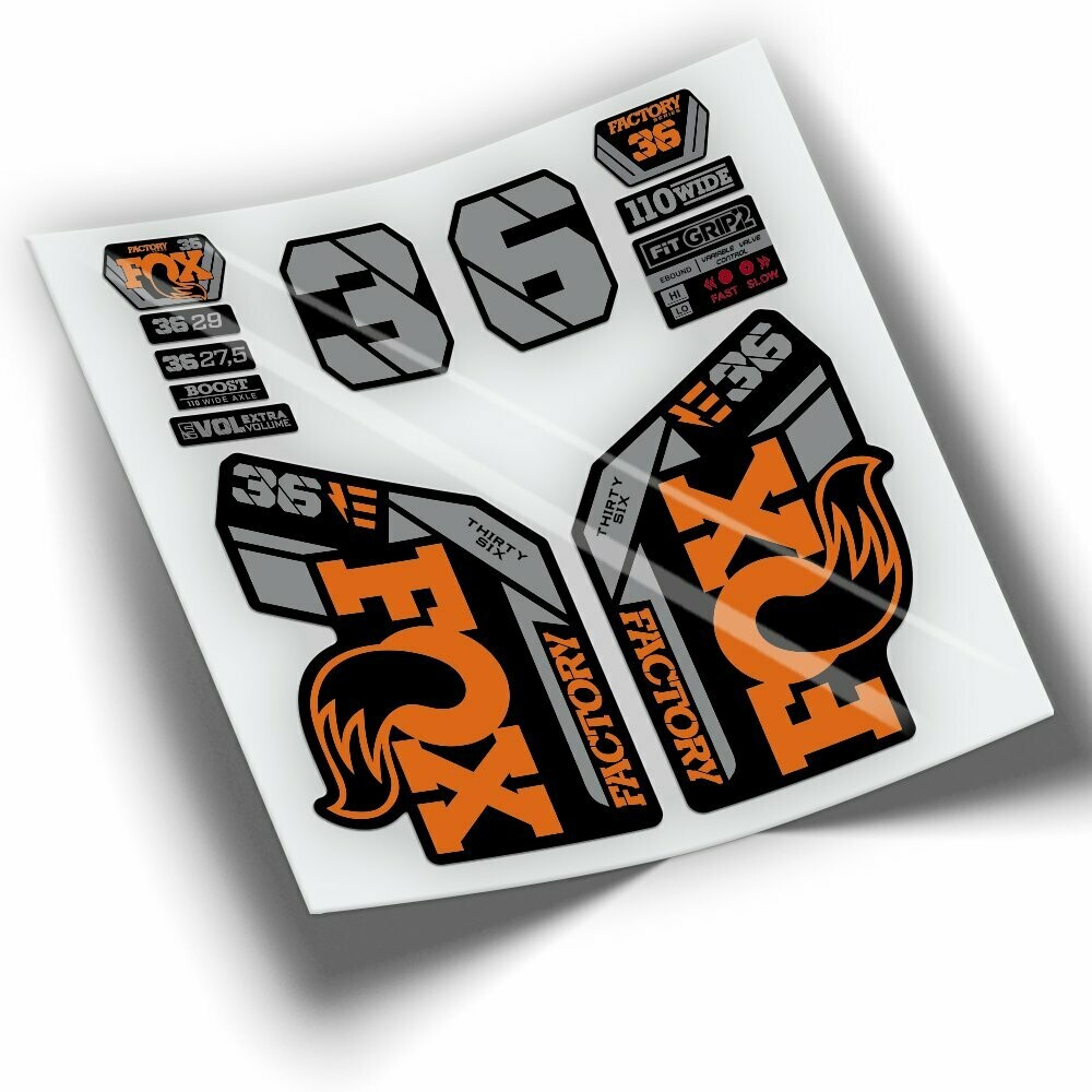 PEGATINAS HORQUILLA FOX 36 FACTORY EBIKE 2021-2023 WP327
