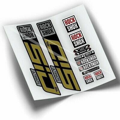 PEGATINAS HORQUILLA ROCKSHOX SID ULTIMATE SL BICOLOR WP337