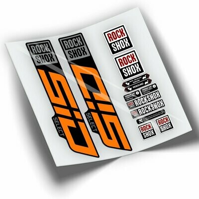 PEGATINAS HORQUILLA ROCKSHOX SID SELECT 2021 BICOLOR WP345