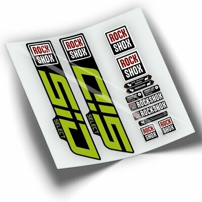 PEGATINAS HORQUILLA ROCKSHOX SID SELECT 2021 COLORES WP346