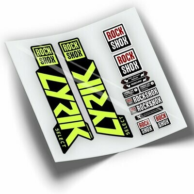 PEGATINAS HORQUILLA ROCKSHOX LYRIK SELECT 2021 WP368