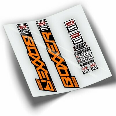 PEGATINAS HORQUILLA ROCKSHOX BOXXER ULTIMATE 2021 WP378