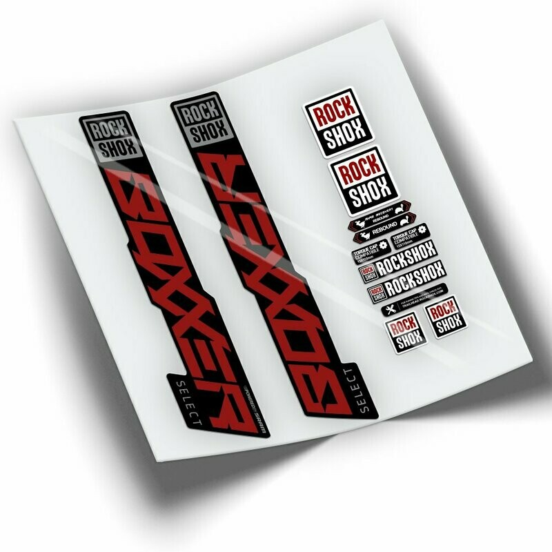 PEGATINAS HORQUILLA ROCKSHOX BOXXER SELECT 2021 BICOLOR WP381