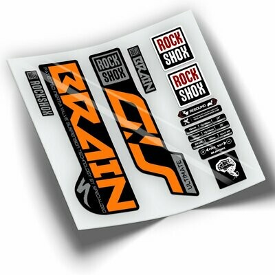 PEGATINAS HORQUILLA ROCKSHOX BRAIN 2021-2023 BICOLOR WP403