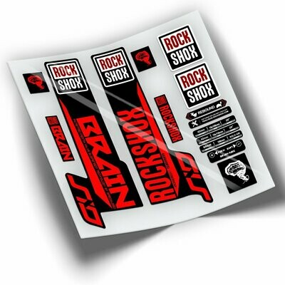 PEGATINAS HORQUILLA ROCKSHOX BRAIN 2021-2022 WP401