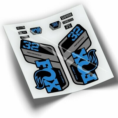 PEGATINAS HORQUILLA FOX 32 PERFORMANCE 2021-2023 BICOLOR WP408