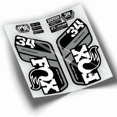 PEGATINAS HORQUILLA FOX 34 PERFORMANCE 2021-2023 BICOLOR WP416