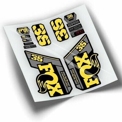PEGATINAS HORQUILLA FOX 26 PERFORMANCE ELITE 2021-2023 BICOLOR WP426