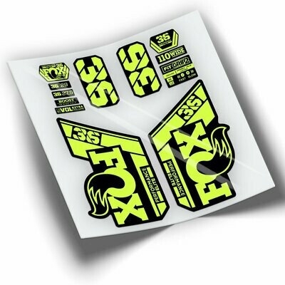 PEGATINAS HORQUILLA FOX 36 PERFORMANCE ELITE 2021-2023 COLORES WP427