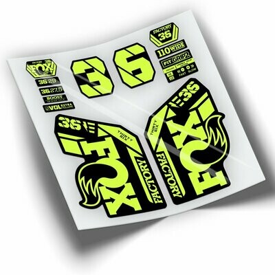 PEGATINAS HORQUILLA FOX 36 FACTORY EBIKE 2021-2023 COLORES WP429