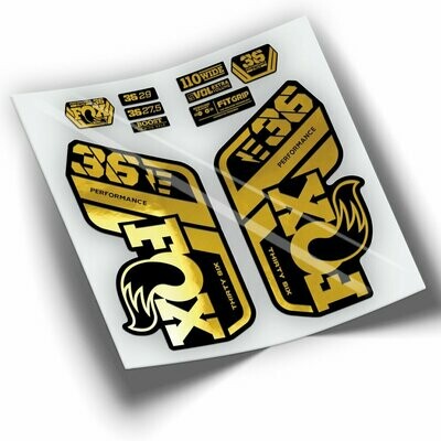 PEGATINAS HORQUILLA FOX 36 PERFORMANCE 2021-2023 COLORES WP431