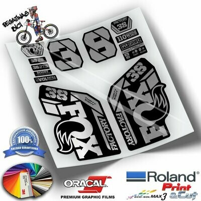 PEGATINAS HORQUILLA FOX 38 FACTORY 2021-2023 COLORES WP433