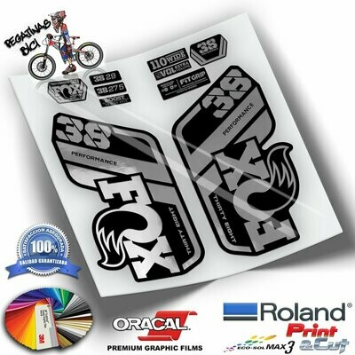 PEGATINAS HORQUILLA FOX 38 PERFORMANCE 2021-2023 COLORES WP439