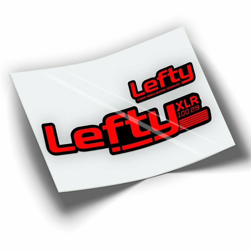 PEGATINAS LEFTY 100 29 WP 303, COLOR: ROJO FLUOR