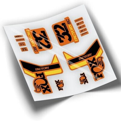 PEGATINAS FOX 32 FACTORY SC SERIES WP243