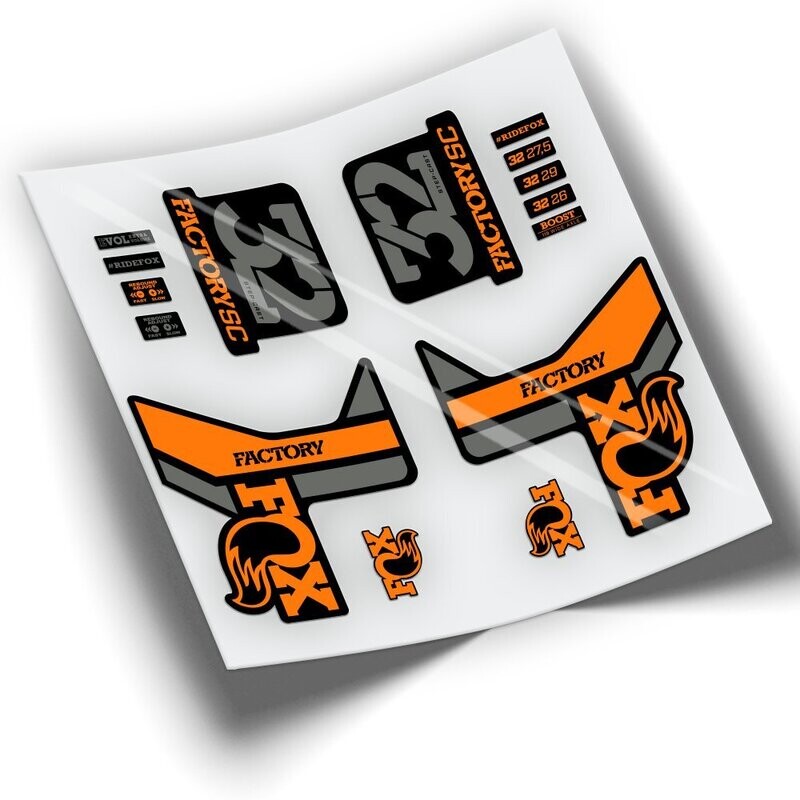 PEGATINAS FOX 32 FACTORY SC SERIES WP240