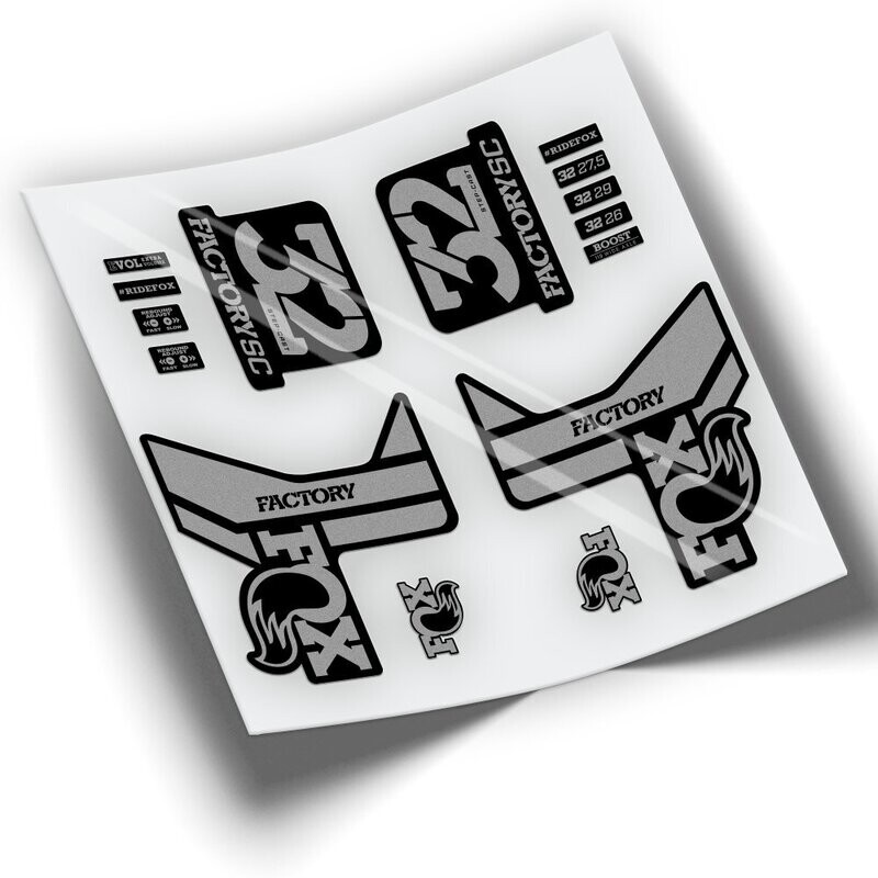 PEGATINAS FOX 32 FACTORY SC SERIES WP238