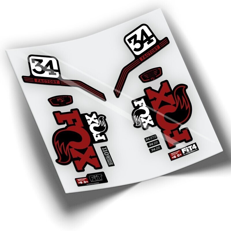 PEGATINAS FOX 34 PRO ISSUE SERIES WP230