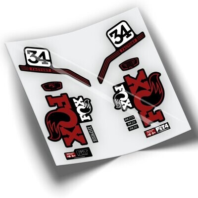 PEGATINAS FOX 34 PRO ISSUE SERIES WP230