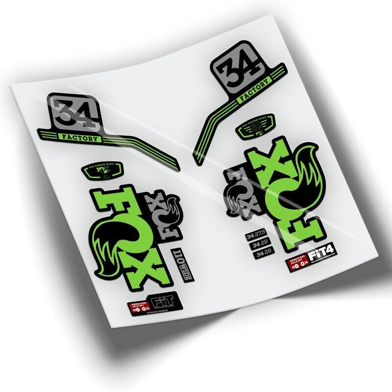PEGATINAS FOX 34 PRO ISSUE SERIES WP229